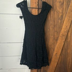 LA Hearts Lace Short Sleeve Dress